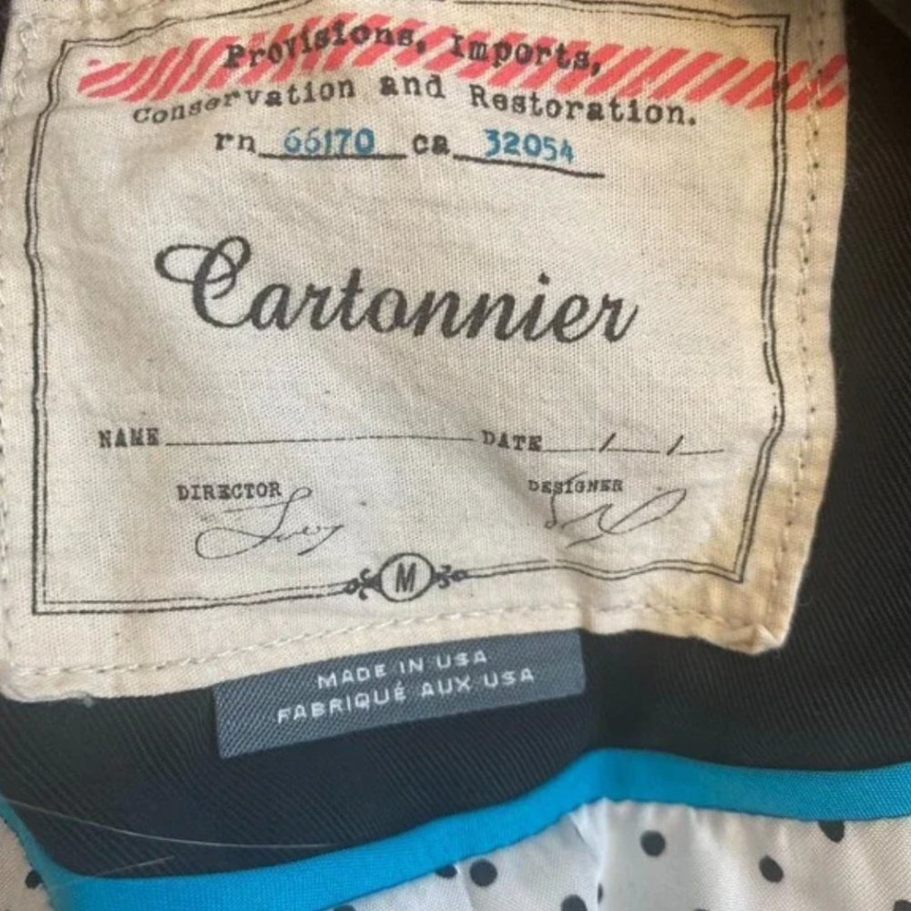 Anthropologie Cartonnier Black Crop Blazer Jacket | XS - Picture 3 of 3
